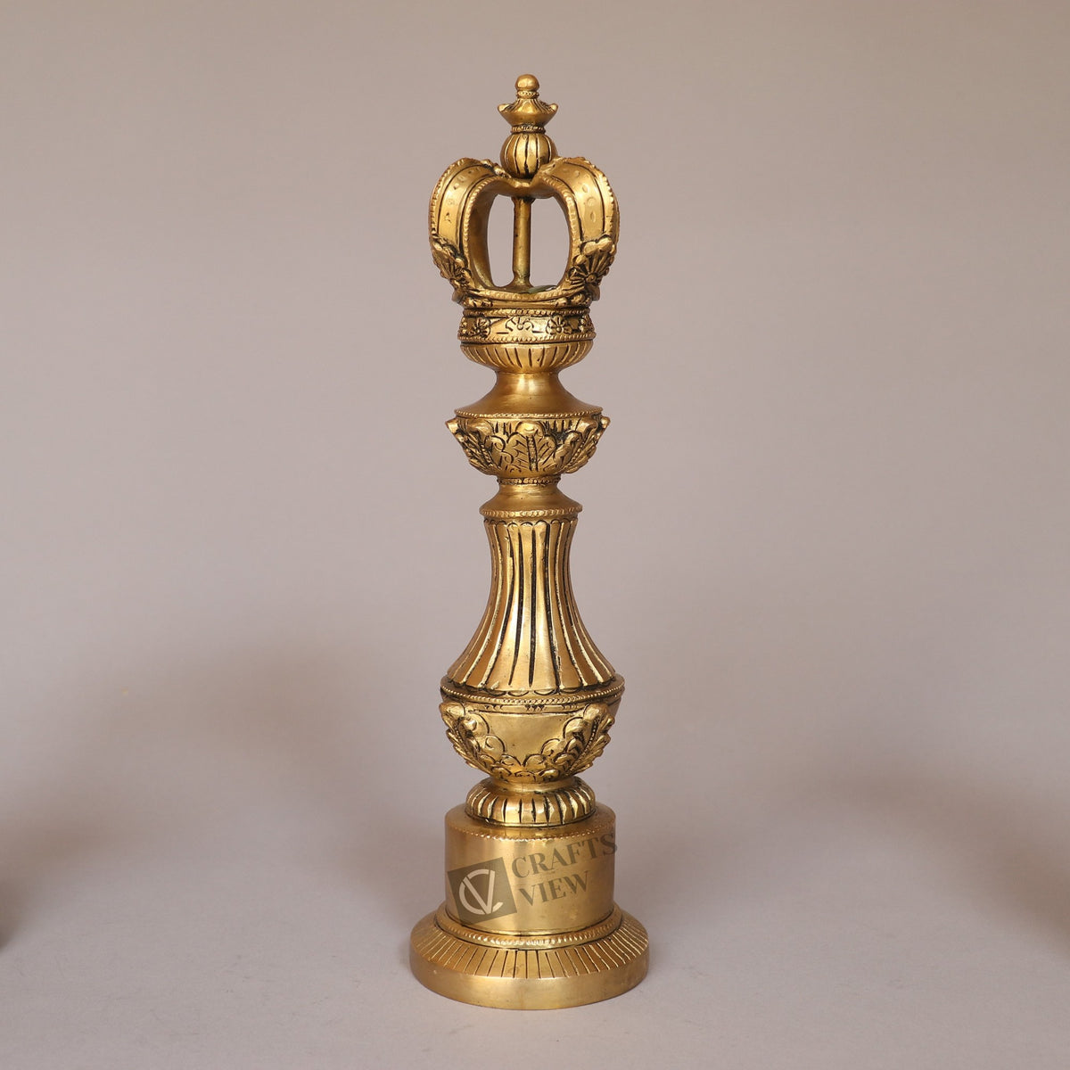 Brass Royal Elegance Chess Piece Finials – Knight, King & Bishop