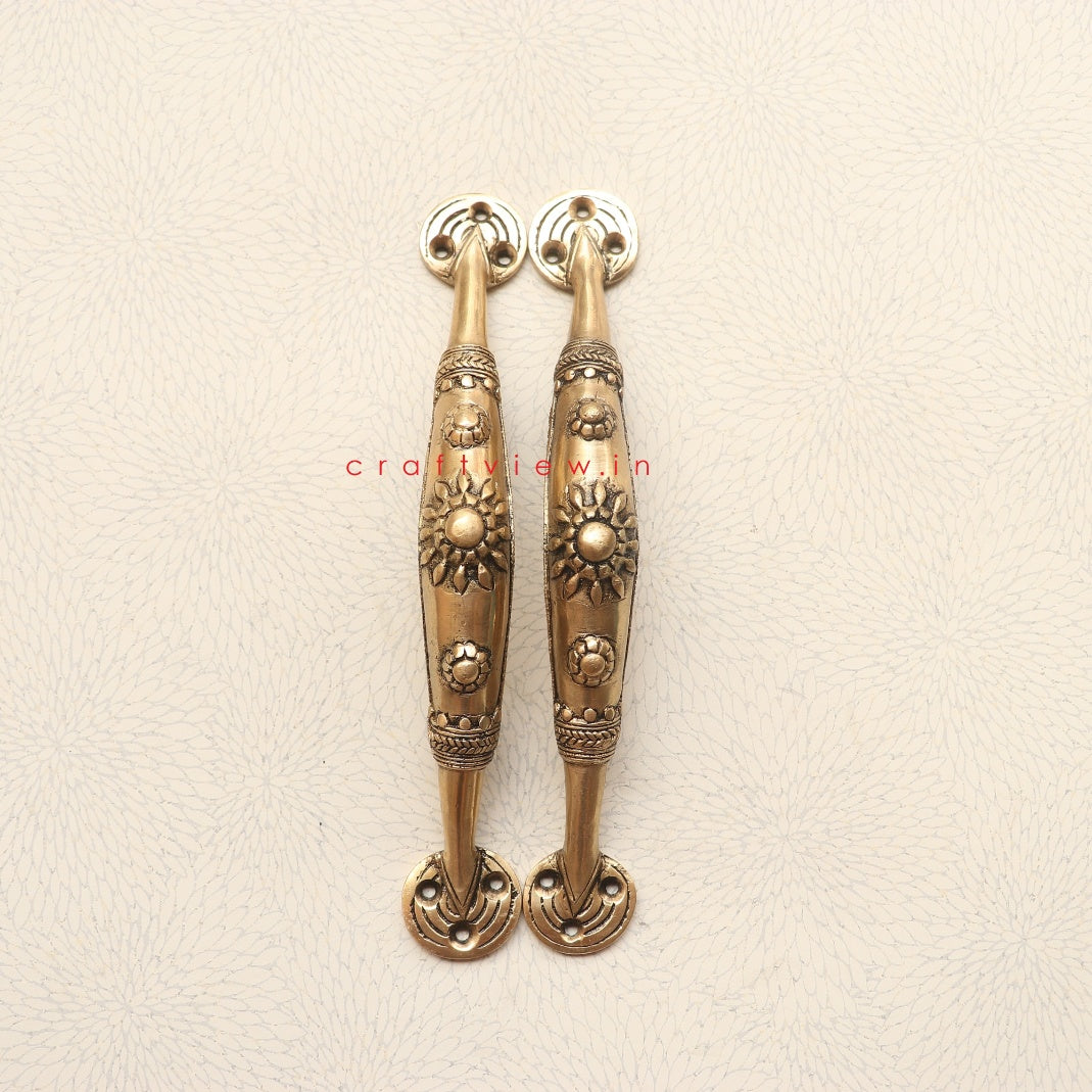 Brass Decorative Door Handle Add a Touch of Heritage