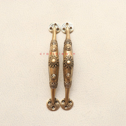 Brass Decorative Door Handle Add a Touch of Heritage