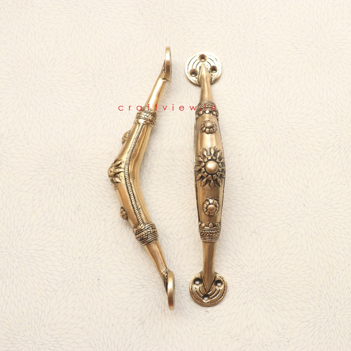 Brass Decorative Door Handle Add a Touch of Heritage