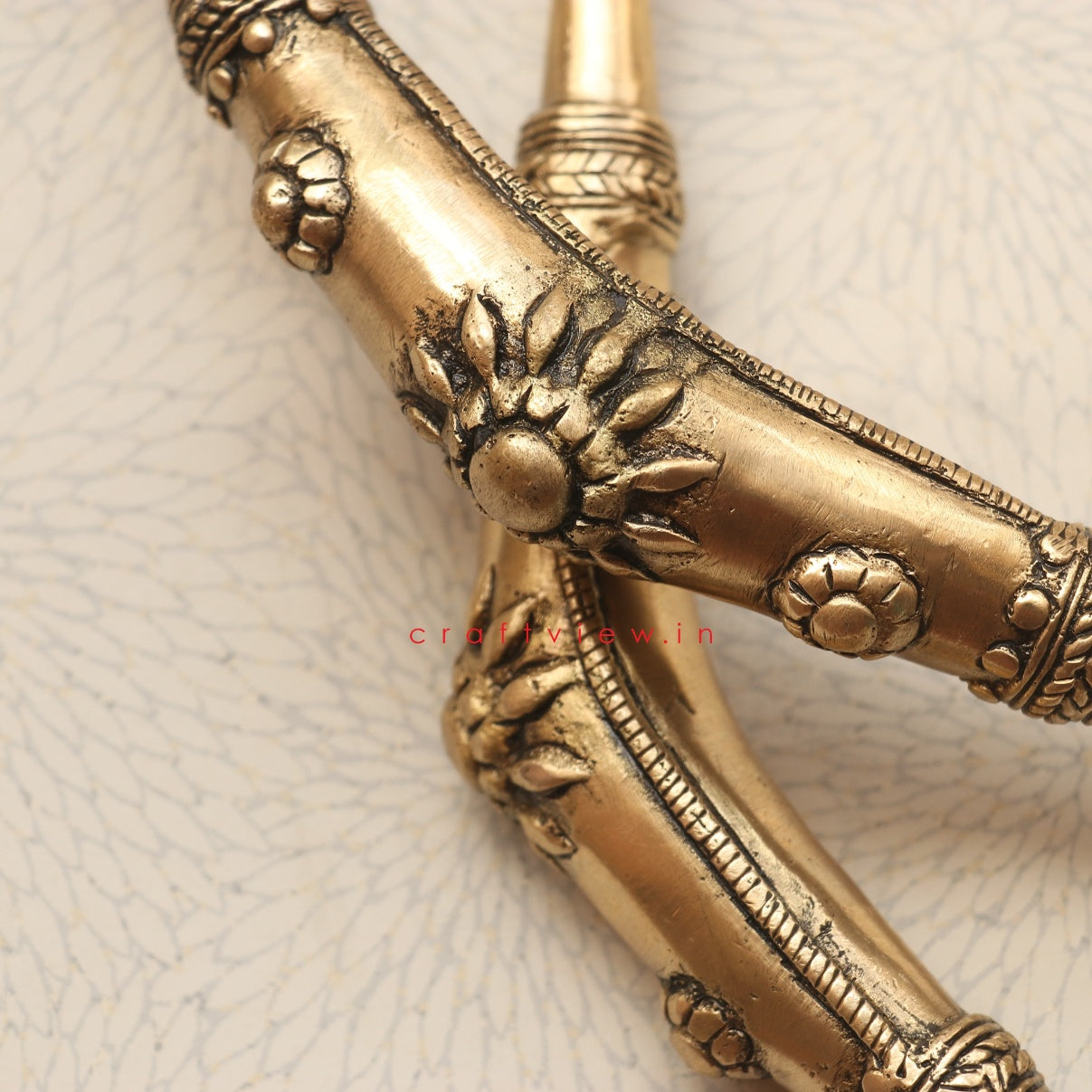 Brass Decorative Door Handle Add a Touch of Heritage