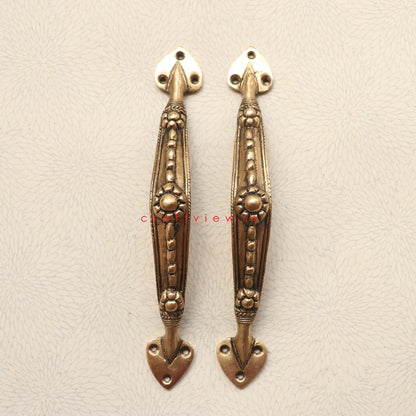 Elegance Brass Decorative Door Handle