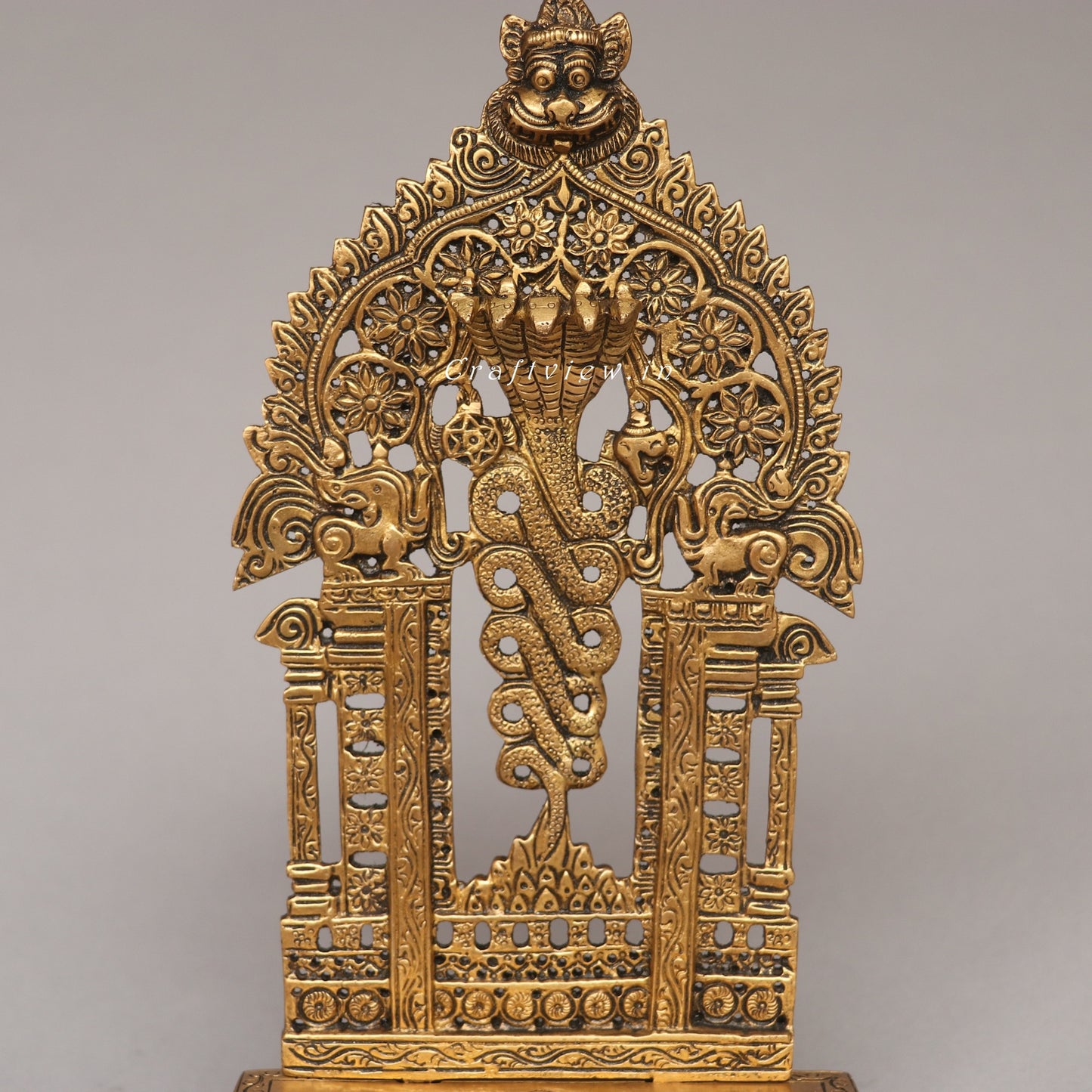 Brass Prabhavali Temple Décor