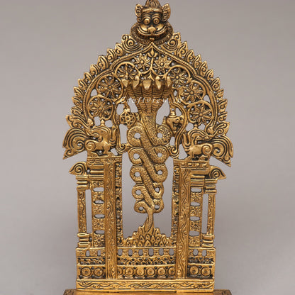 Brass Prabhavali Temple Décor
