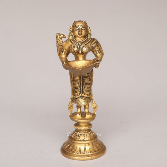 Brass Superfine Deep Lakshmi Idol