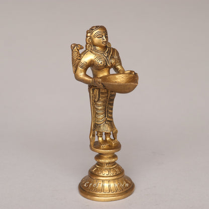 Brass Superfine Deep Lakshmi Idol