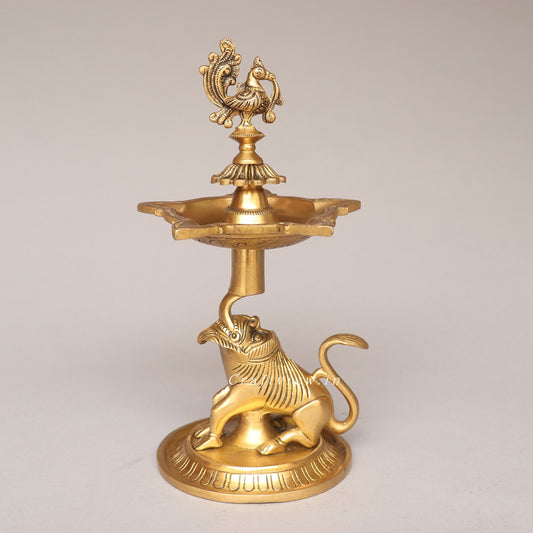 Brass Peacock Oil Lamp Functionality and Artistry