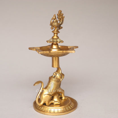 Brass Peacock Oil Lamp Functionality and Artistry