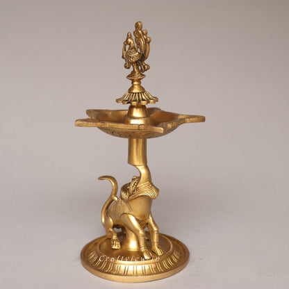 Brass Peacock Oil Lamp Functionality and Artistry
