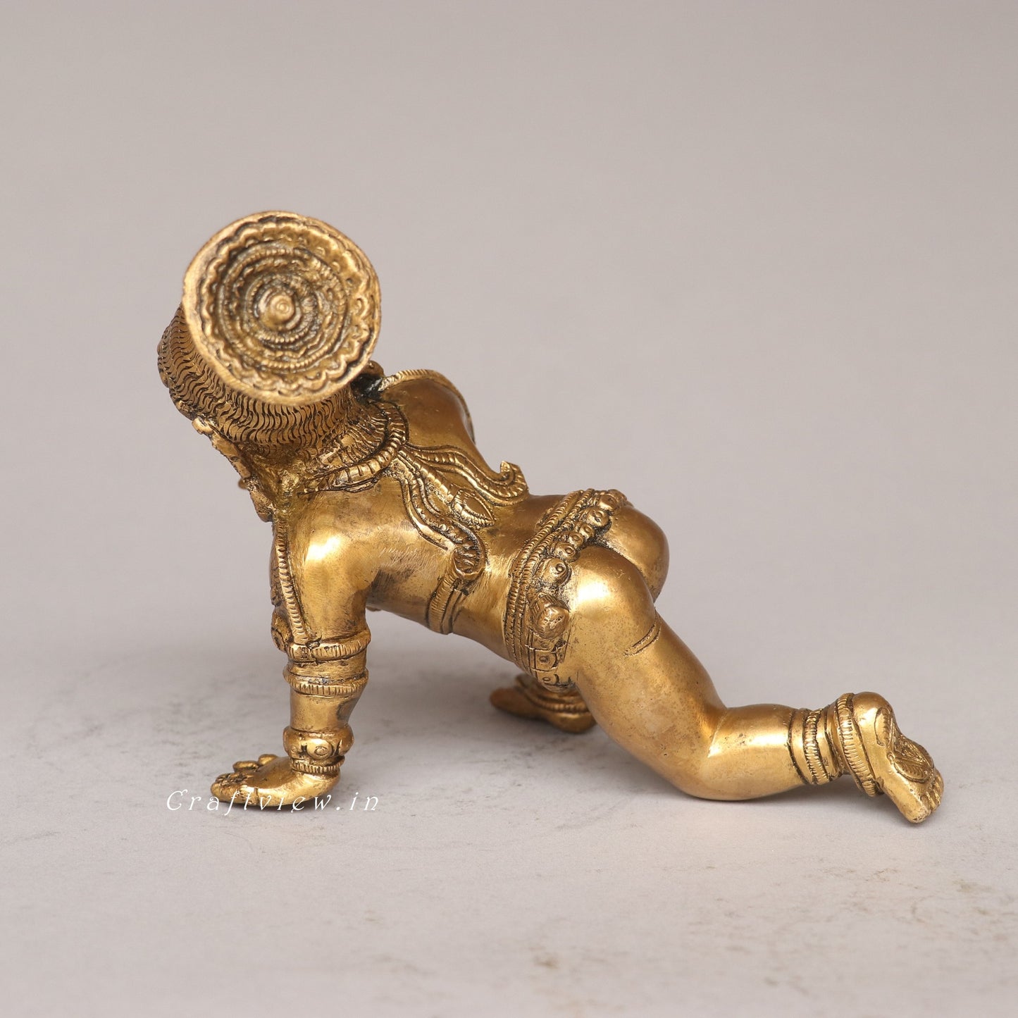 Brass Laddu Gopal Idol A Symbol of Divine Love and Playfulness
