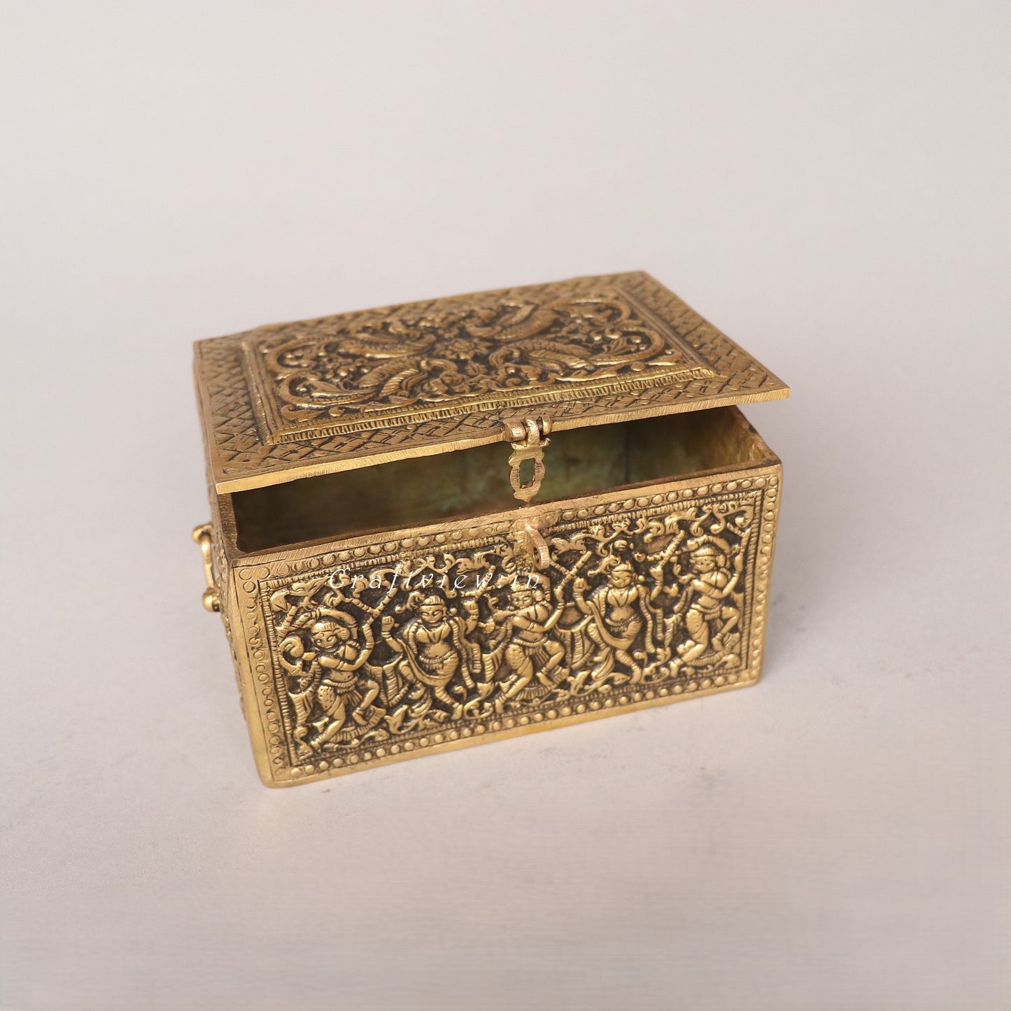 Brass Decorative Jewelry Box A Timeless Décor