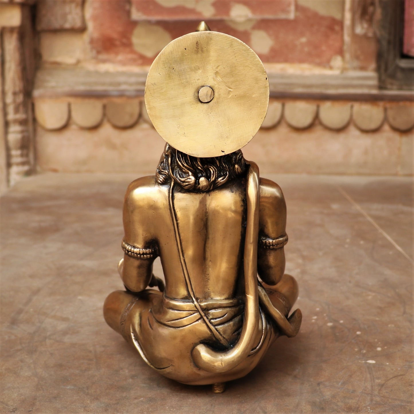 Brass Lord Hanuman Statue 9"