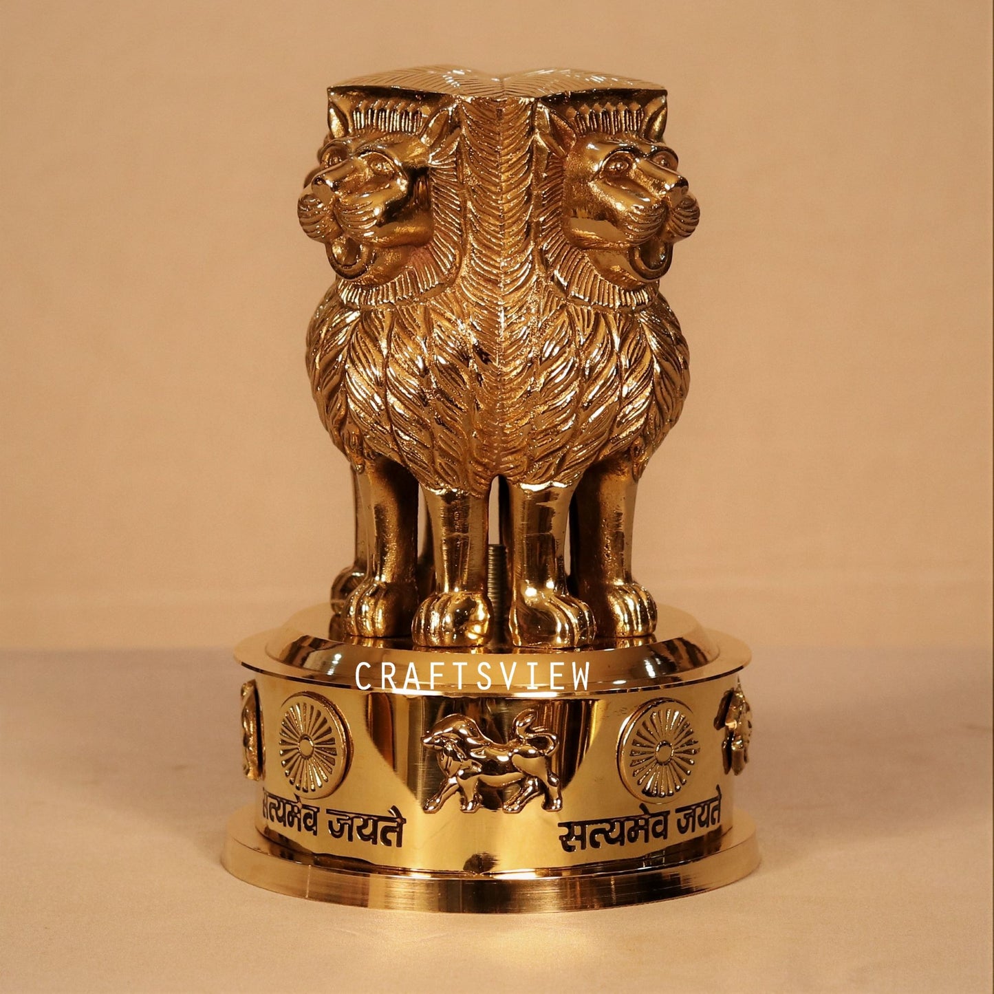 Brass Ashok Stamb Decorative