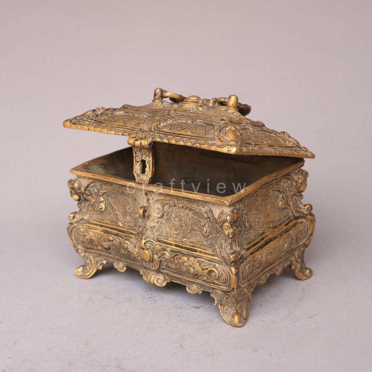 Brass Victorian Decorative Jewelry Box A Timeless Décor