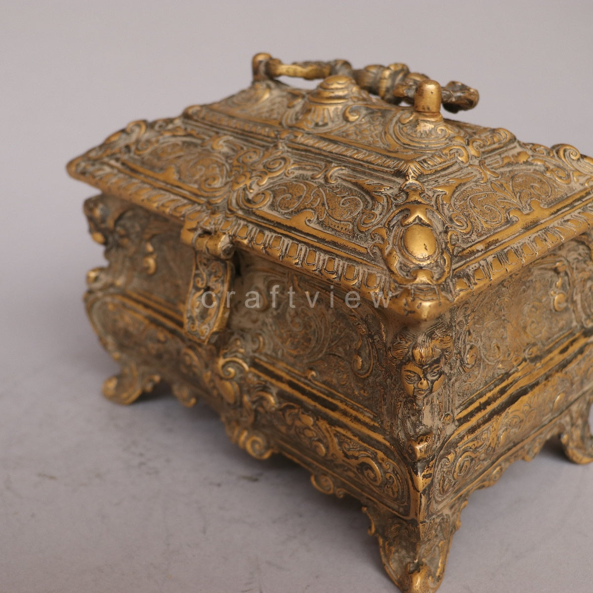 Brass Victorian Decorative Jewelry Box A Timeless Décor