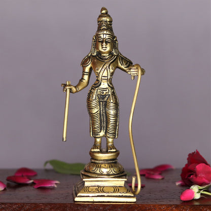 Lord Vishnu Dash Avtaar brass statues 6"