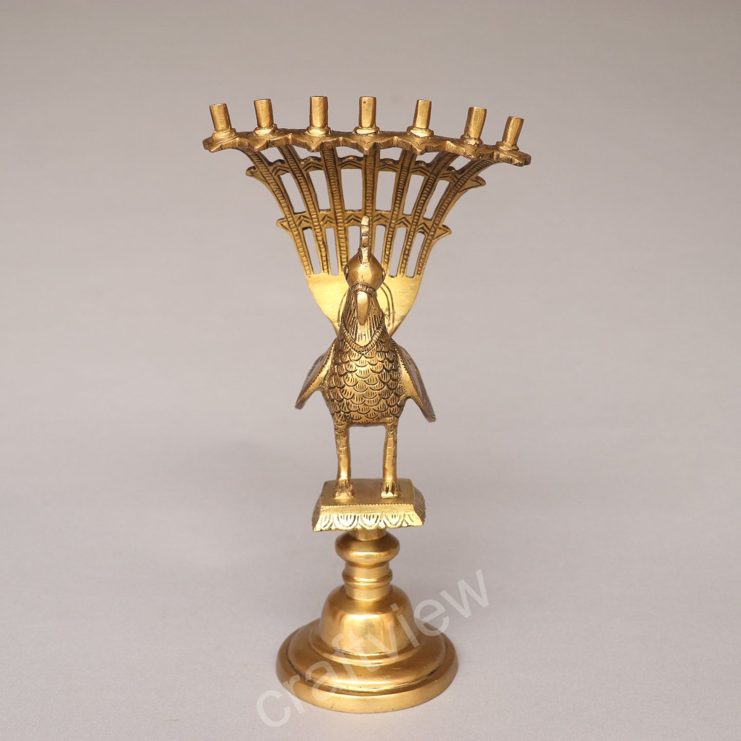 Decorative Brass Peacock Incense Burner