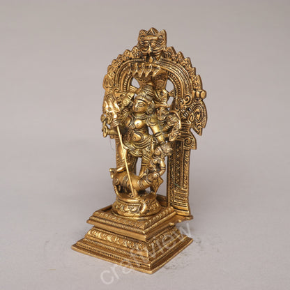 Brass Durga Mahishasur Mardini Statue
