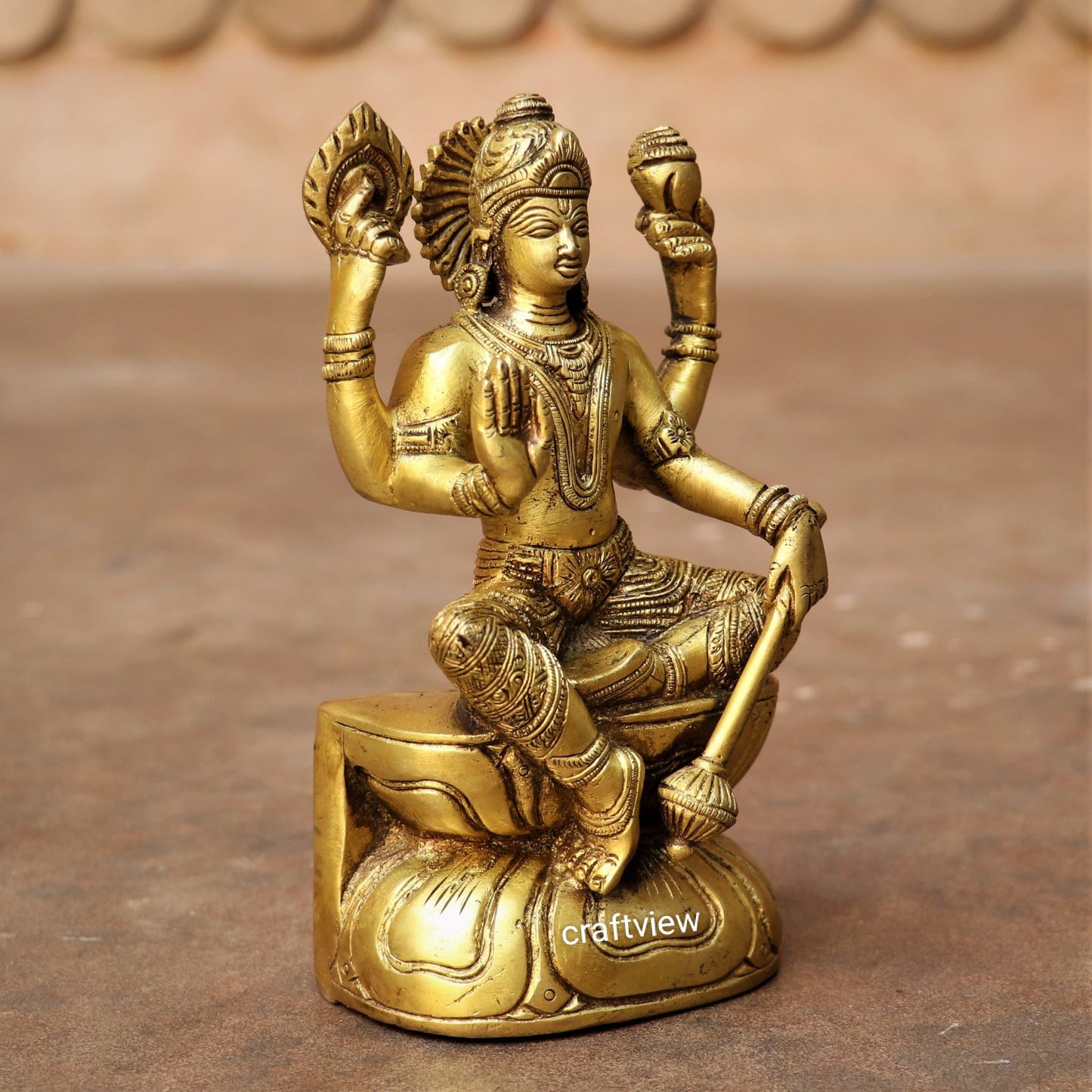 Brass Vishnu Sculpture