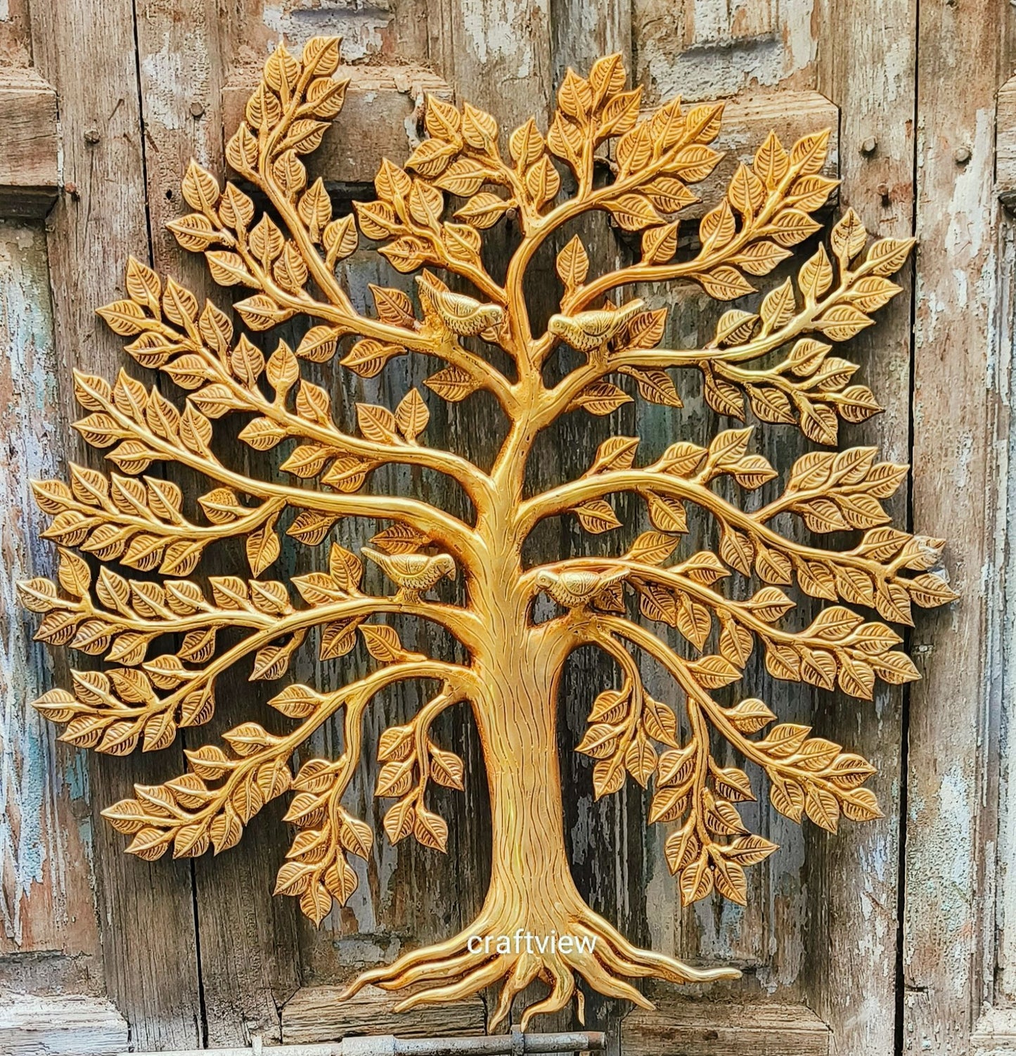 Beautiful Tree of Life Wall Mounted Handmade 22"