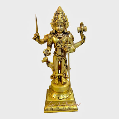 Brass Kaal Bhairava Idol