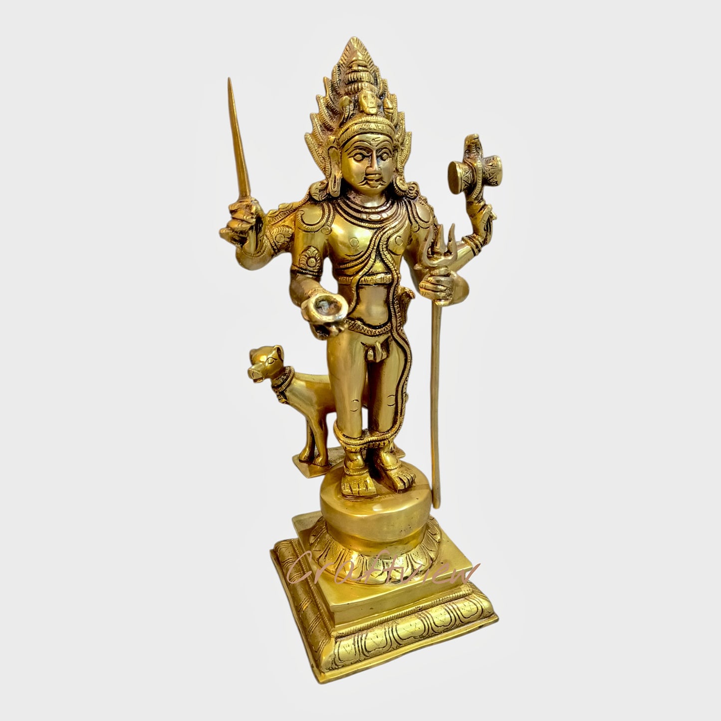 Brass Kaal Bhairava Idol
