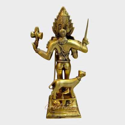 Brass Kaal Bhairava Idol