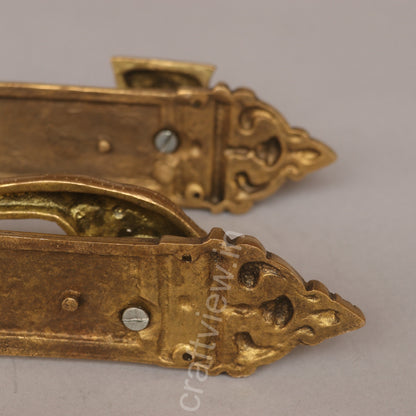 Brass Decorative Elephant Door Handle