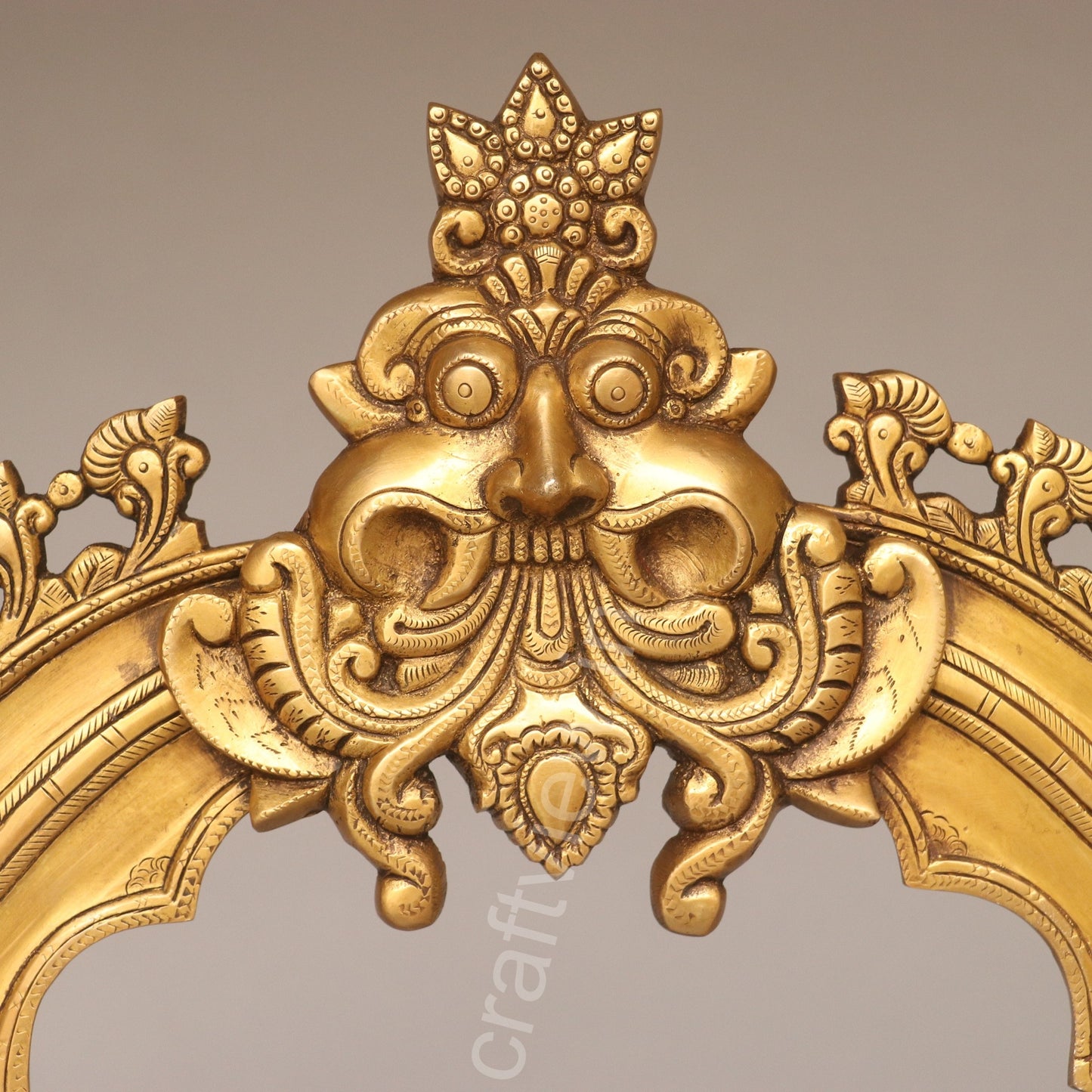 Brass Prabhavali Frame