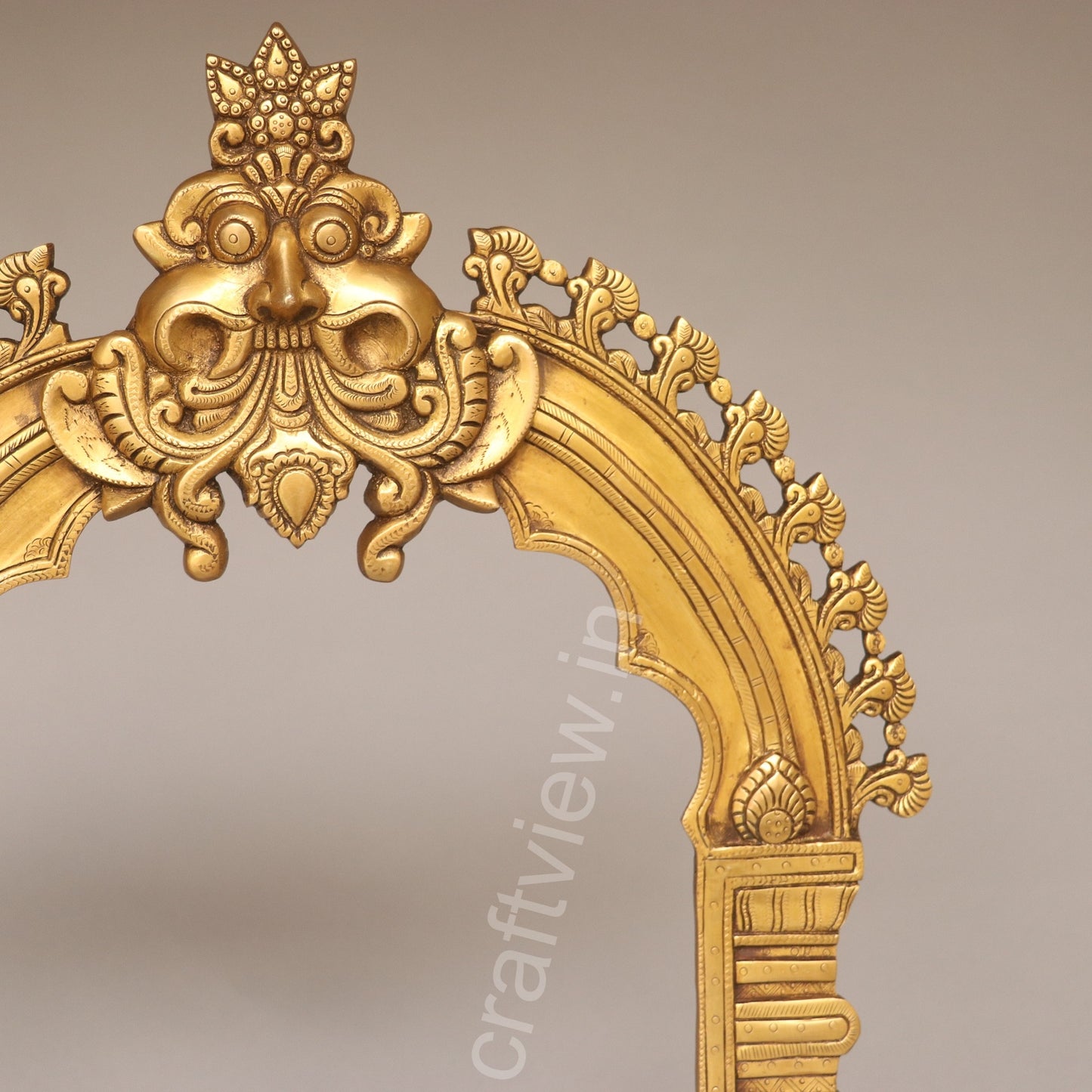 Brass Prabhavali Frame