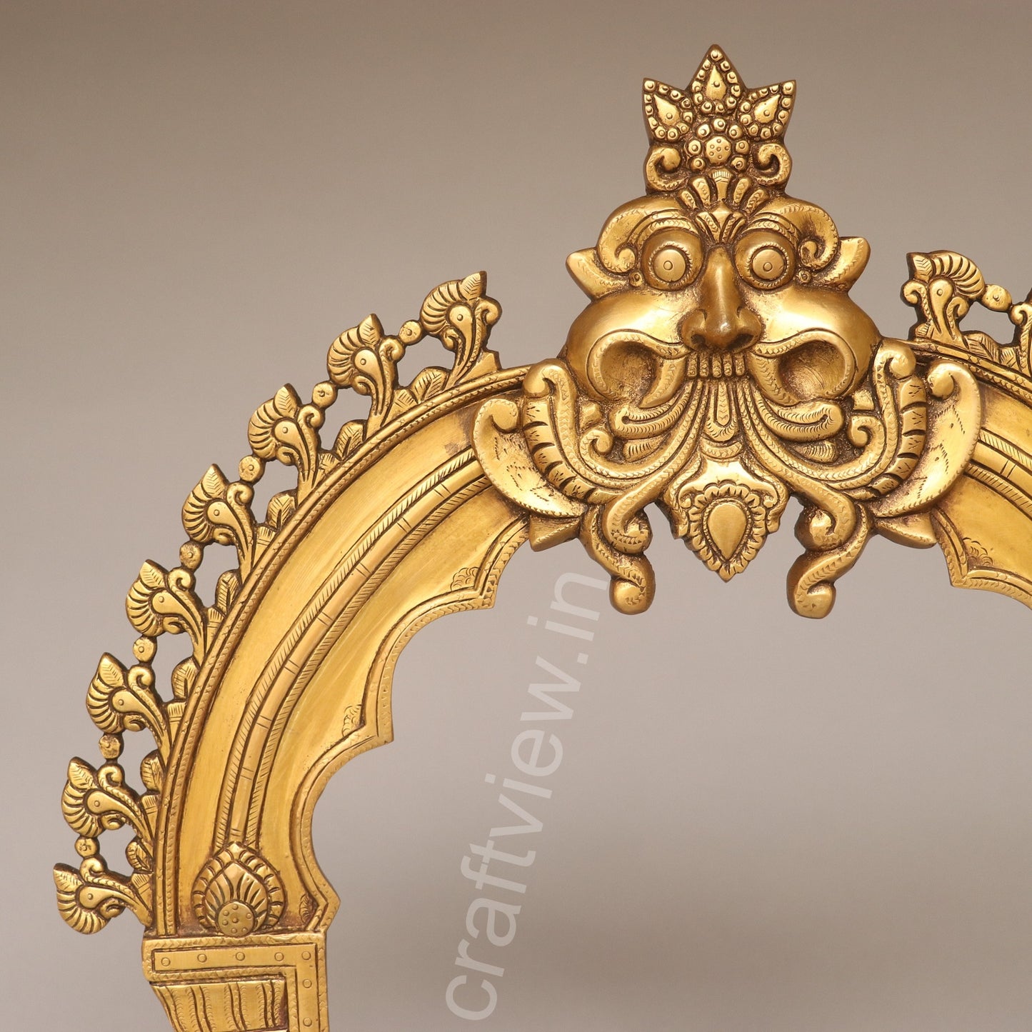 Brass Prabhavali Frame