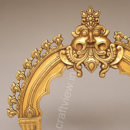 Brass Prabhavali Frame