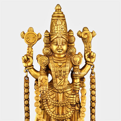 Brass Lord Tirupati Balaji Statue