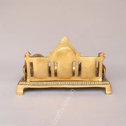 Brass Vintage Inkwell, Tabletop Decoration