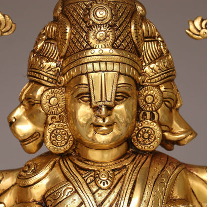 Brass Vishnu Dashavatar Idol 25"
