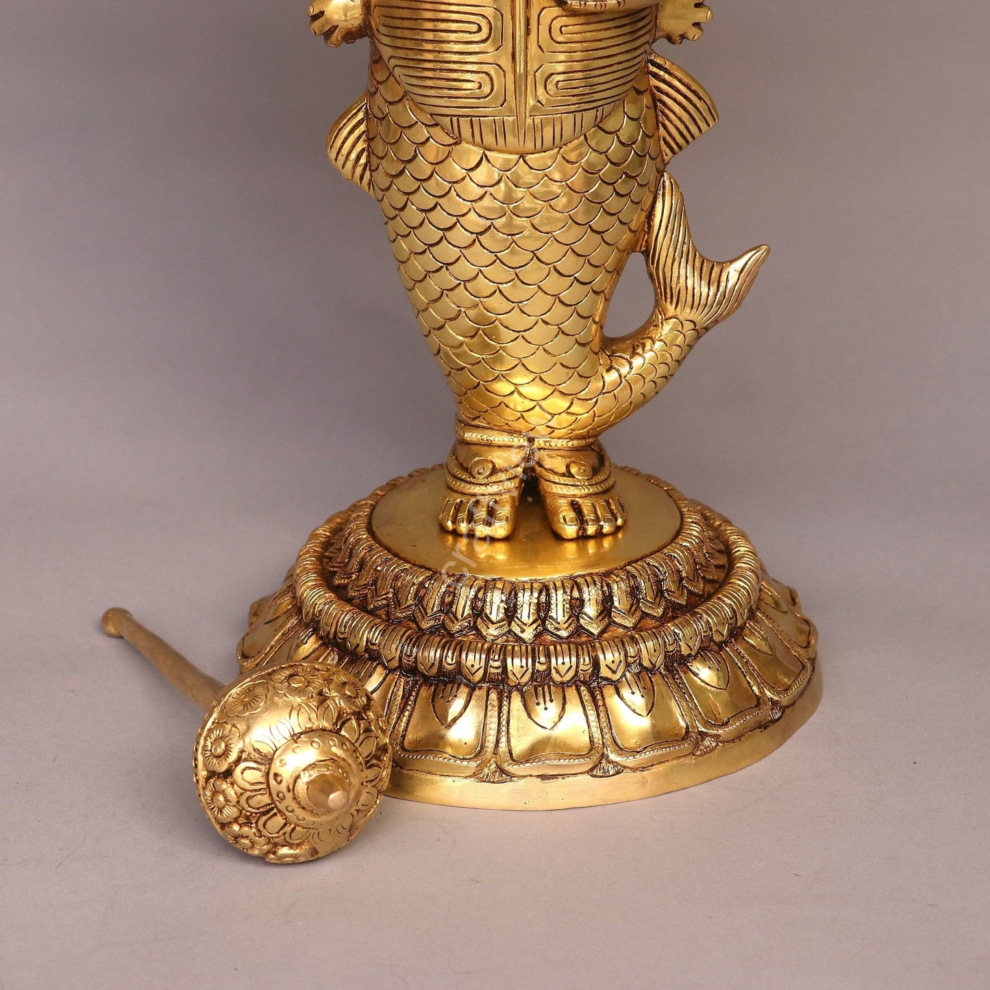 Brass Vishnu Dashavatar Idol 25"