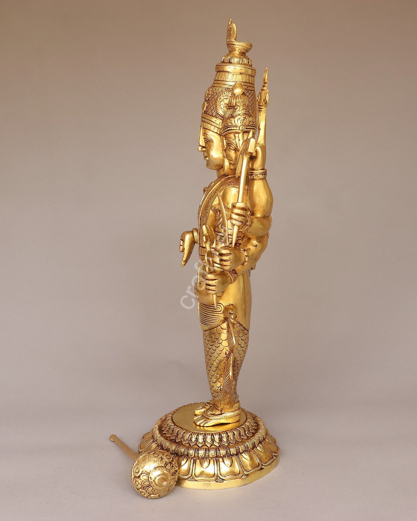 Brass Vishnu Dashavatar Idol 25"