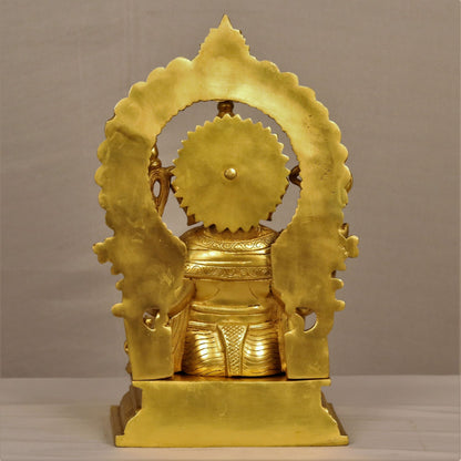 Brass Ganesh Statue 17"