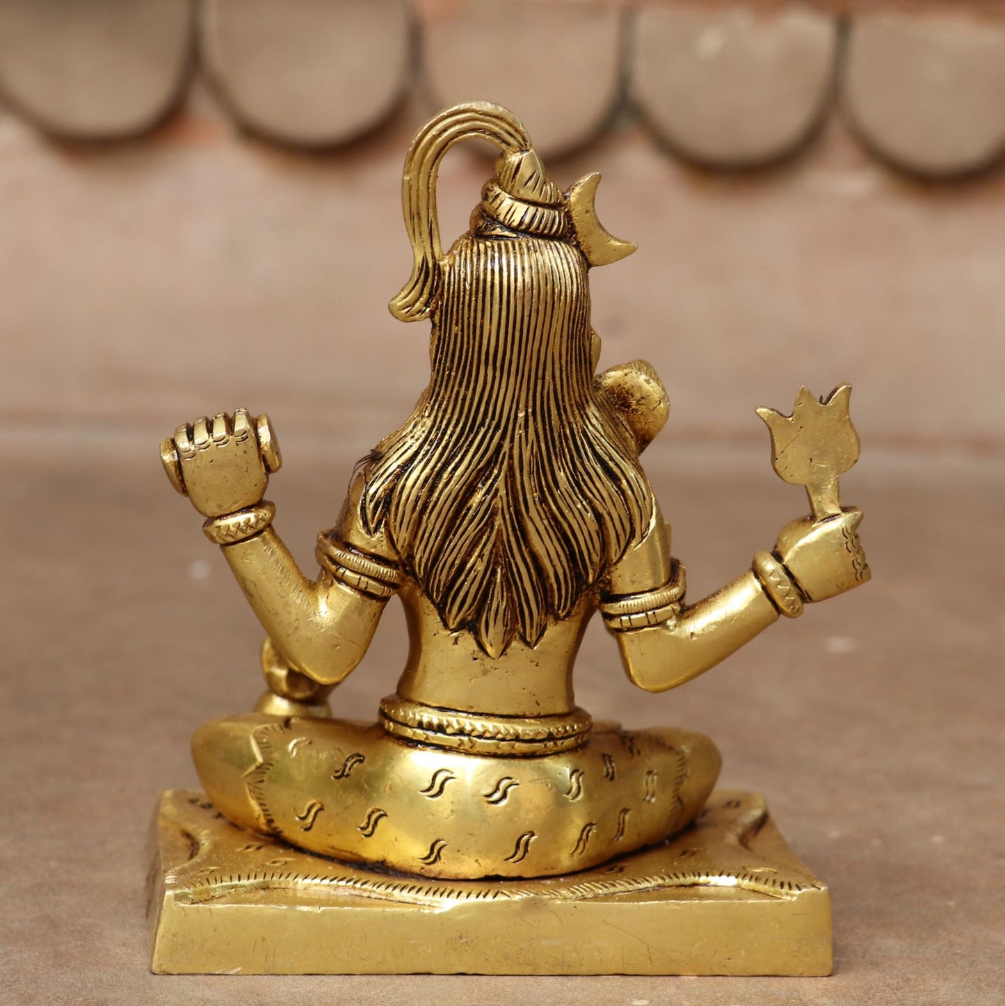 6" Brass Superfine Lord Shiva Sculpture