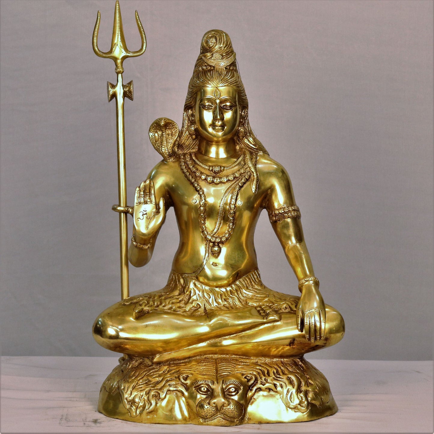 Brass Lord Shiva Statue