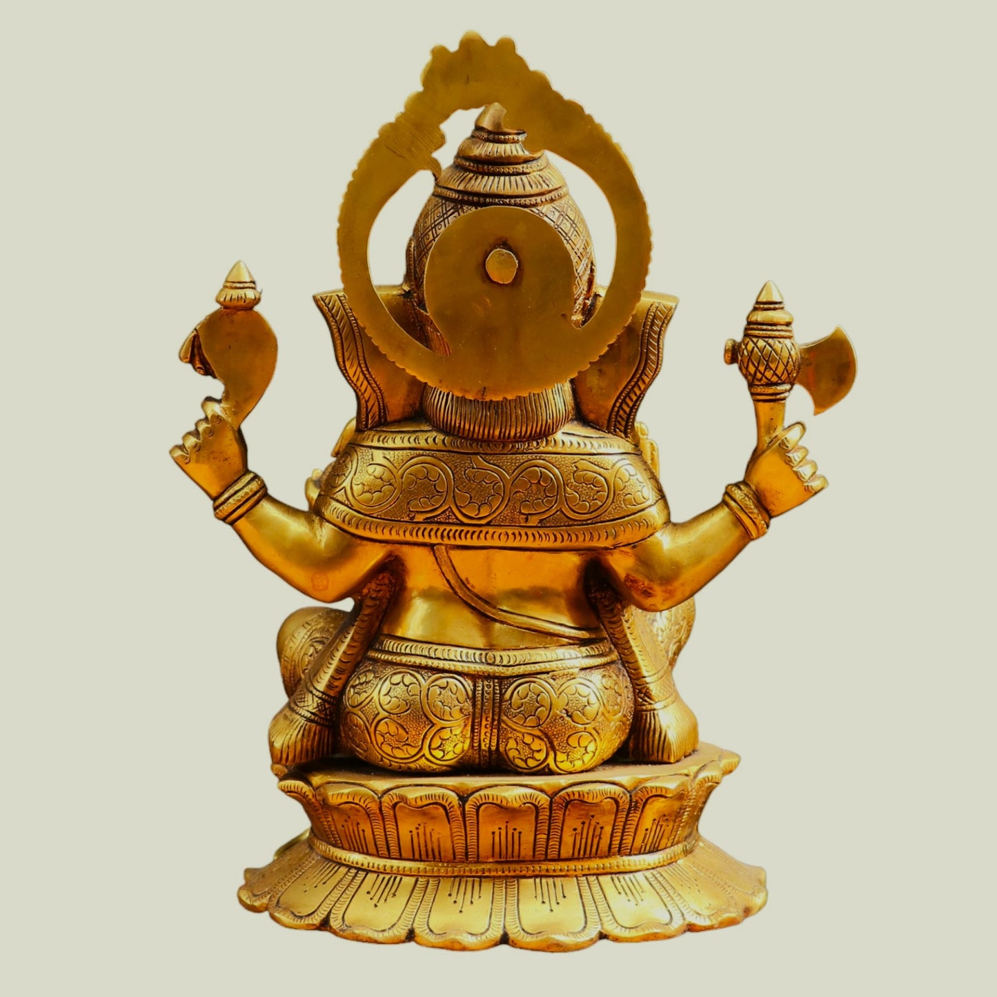 Brass Lord Ganesh Statue 14.5"