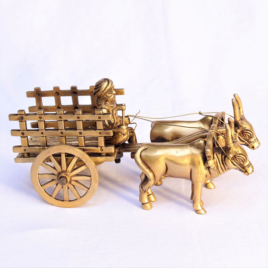 Brass Bullock Cart Decorative