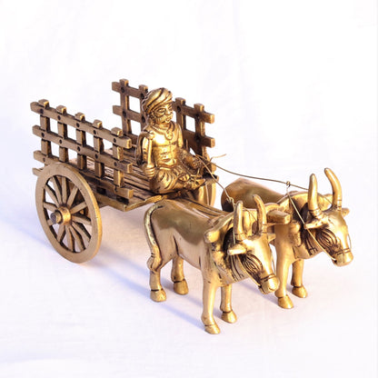 Brass Bullock Cart Decorative