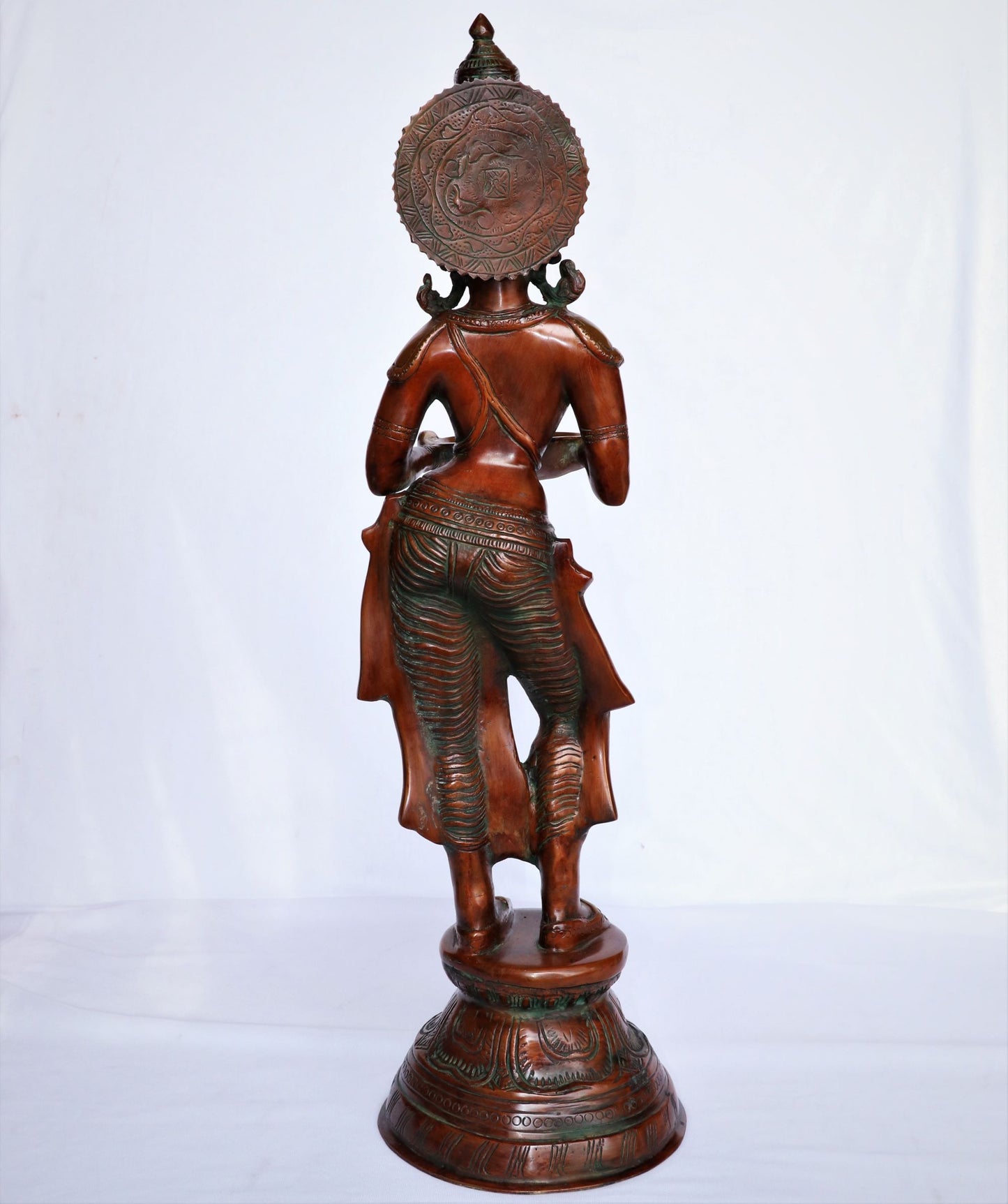 Brass Deeplakshmi Statue