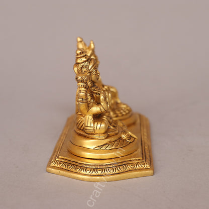 Brass Lakshmi Kuber Statue