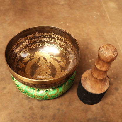 Tara Carving Singing Bowl Handmade