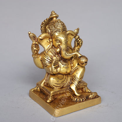Brass Lord Ganesh Idol