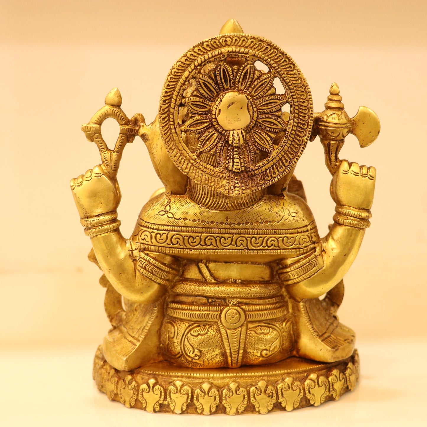 9.5"  Brass Lord Ganesh Statue super fine