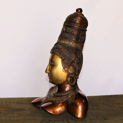 Brass Lady Figurine Decor Showpiece