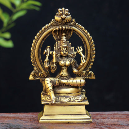 Brass Parvati Statue